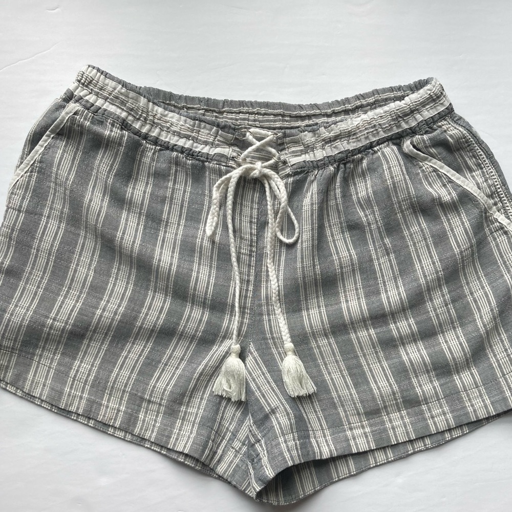 Anthropologie Elevenses Striped Shorts Size Xsmall